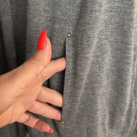 St. John SPA Gray Women's zipper jacket, M - Picture 3 of 10